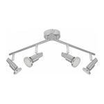 Ledvance LED-Spot GU10 Aluminium 4x 3W - 827 Extra Warmweiß 