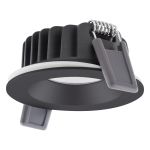Ledvance LED-Spot Air Fix Aluminium Schwarz 6W 510lm 36D - 930 Warmweiß | Ausschnitt 68mm - IP65 - Höchste Farbwiedergabe - Dimmbar
