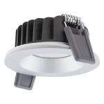 Ledvance LED-Spot Air Fix Aluminium Silber 6W 510lm 36D - 930 Warmweiß | Ausschnitt 68mm - IP65 - Höchste Farbwiedergabe - Dimmbar