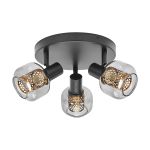 Ledvance LED Decor Spot Firefly Stahl Rund Schwarz 8.4W 750lm - 827 Extra Warmweiß | Dimmbar
