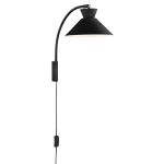 Nordlux Dial Wandleuchte Metall Schwarz | Geeignet für 1x E27