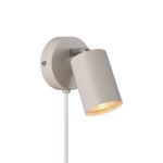 Nordlux Explore Wandleuchte Metall Beige | Geeignet für GU10