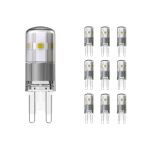 Mehrfachpackung 10x Noxion Bolt LED Capsule G9 1.9W 200lm - 827 Extra Warmweiß | Ersatz für 20W