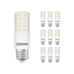 Mehrfachpackung 10x Osram Special T Slim LED E27 Klar 7.3W 806lm - 827 Extra Warmweiß | Dimmbar - Ersatz für 60W 