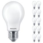 Mehrfachpackung 10x Philips MASTER Value LED Glühbirne E27 Birne Matt 3.4W 470lm - 927 Extra Warmweiß | Höchste Farbwiedergabe - Dimmbar - Ersatz für 40W