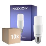 Mehrfachpackung 10x Noxion Stick LED E27 Matt 9.5W 950lm - 830 Warmweiß | Ersatz Für 68W