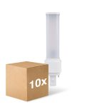 Mehrfachpackung 10x Ledvance Dulux-D LED 9W - 840 Kaltweiß | 2-Pins - Ersatz Für 26W