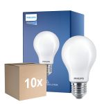 Mehrfachpackung 10x Philips Master LED E27 Birne Fadenlampe Matt 5.9W 806lm - 922-927 Dim To Warm | Höchste Farbwiedergabe - Dimmbar - Ersatz Für 60W