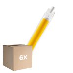 Mehrfachpackung 6x Osram LED Slim Line R7S LED R7S 118mm Klar 8W 806lm - 840 Kaltweiß | Ersatz Für 60W