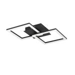 Eglo Deckenleuchte RGBic Stahl Schwarz 19.6W 2100lm - 830 Warmweiß + RGB | Dimmbar
