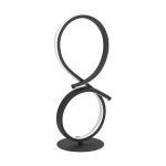 Eglo Tischlampe Serpins Aluminium Stahl Schwarz 11.4W 1400lm - 830 Warmweiß | IP20