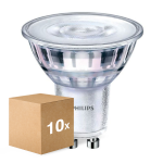 Mehrfachpackung 10x Philips Corepro LED Spot GU10 PAR16 3.5W 265lm 36D - 830 Warmweiß | Ersatz für 35W