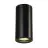 SLV Enola B Deckenleuchte Aluminium Schwarz Rund | Geeignet für 1x GU10 +G28:G427