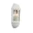 Ansell LED Wall Light Latina Half Lantern White - Suitable for E27 up to 42W | IP65 - Light Sensor