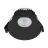 Nordlux Downlight Albric Aluminium Schwarz 8W 590lm 38D - 927 | 90mm - IP44 - Höchste Farbwiedergabe - Dimmbar