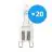 Mehrfachpackung 20x Osram Halogen G9 HaloPin Pro 35W