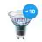 Mehrfachpackung 10x Philips LEDspot ExpertColor GU10 3.9W 930 36D (MASTER) | Höchste Farbwiedergabe - Warmweiß - Dimmbar - Ersatz für 35W
