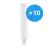 Mehrfachpackung 10x Ledvance Dulux-D LED 9W - 830 Warmweiß | 2-Pins - Ersatz Für 26W