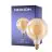 Noxion Lucent LED E27 Globe Fadenlampe Messing 125mm 7.2W 630lm - 822 Extra Warmweiß | Ersatz für 60W