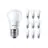Mehrfachpackung 10x Philips Corepro LED Lustre E27 Kugel Matt 5W 470lm - 827 Extra Warmweiß | Ersatz für 40W