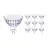 Mehrfachpackung 10x Philips Master Value LED Spot GU5.3 MR16 5.8W 460lm 60D - 930 Warmweiß | Höchste Farbwiedergabe - Dimmbar - Ersatz für 35W