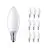 Mehrfachpackung 10x Philips Corepro LED Kerze E14 Matt 4.3W 470lm - 827 Extra Warmweiß | Ersatz für 40W