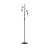 Eglo Stehlampe Townshend Stahl Holz Schwarz Braun | IP20 - Geeignet für 2x E27 