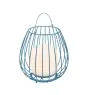 Nordlux Tischlampe Jim To-Go Portable Akku Blau 3W 300lm - 827 Extra Warmweiß | 3-Stufen Dimmbar 