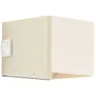 Brilliant Iseo Wandleuchte Plastik Beige 4W 300lm - 830 Warmweiß | IP44 - Außenbeleuchtung - Bewegungs- und Lichtsensor - USB Wiederaufladbar