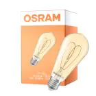Osram Vintage 1906 LED E27 Edison Fadenlampe Gold 8W 806lm - 922 Extra Warmweiß | Höchste Farbwiedergabe - Dimmbar - Ersatz Für 60W
