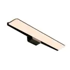 Nordlux Tinia 60 Wandleuchte Metall Schwarz - 24W 1800lm - 930-940 CCT | IP44 - Höchste Farbwiedergabe - 3-Stufen Dimmbar