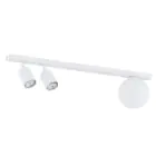 Emibig Deckenleuchte Baster Stahl Weiß | Geeignet für 2x GU10 - Max 8W, 1x E14 - Max 10W