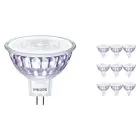 Mehrfachpackung 10x Philips LEDspot VLE GU5.3 MR16 7W 830 60D (MASTER) | Warmweiß - Dimmbar - Ersatz für 50W
