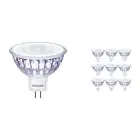 Mehrfachpackung 10x Philips CorePro LEDspot LV GU5.3 MR16 7W 827 36D | Extra Warmweiß - Ersatz für 50W
