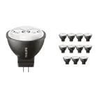 Mehrfachpackung 12x Philips LEDspot LV GU4 MR11 3.5W 827 24D (MASTER) | Extra Warmweiß - Ersatz für 20W
