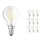 Mehrfachpackung 10x Osram Parathom Retrofit klassisch E14 P 2.5W 827 Fadenlampe | Extra Warmweiß - Ersatz für 25W
