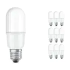 Mehrfachpackung 10x Osram Parathom Retrofit klassisch E27 Stick 10W 840 Matt | Kaltweiß - Ersatz für 75W