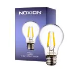 Noxion Lucent LED E27 Birne Fadenlampe Klar 4.5W 470lm - 840 Kaltweiß | Ersatz für 40W