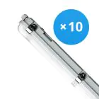 Mehrfachpackung 10x Noxion LED Feuchtraumleuchte Poseidon V3.0 35-65W 4550-9100lm - 830-865 CCT | 150cm - Durchgangsverdrahtung (5x2.5mm2)