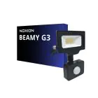 Noxion LED-Scheinwerfer Beamy G3.1 Schwarz 10W 1100lm 100D - 830 Warmweiß | IP44 - Bewegungs- und Lichtsensor - Symmetrisch 
