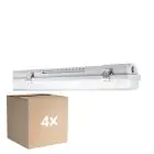 Mehrfachpackung 4x Ledvance LED Feuchtigkeitsdicht Gehäuse MT Gen 3 IP65 | Geeignet für 2x150cm LED Röhre