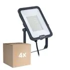 Mehrfachpackung 4x Philips LED-Scheinwerfer Ledinaire BVP167 70W 8400lm 110D - 830-840-865 CCT | IP65 - Symmetrisch