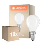 Mehrfachpackung 10x Ledvance Classic LED E14 Kugel Fadenlampe 5.9W 806lm - 827 Extra Warmweiß | Dimmbar - Ersatz Für 60W
