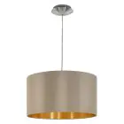 Eglo Pendelleuchte Maserlo Stahl Satin-Nickel | Geeignet für E27