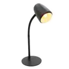 Eglo Tischlampe Carlo Stahl Schwarz | Geeignet für 1x E14