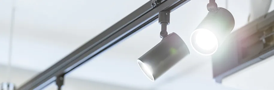 GU10 LED-Lampen als Schienenstrahler