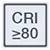 CRI-Logo auf der Verpackung einer LED